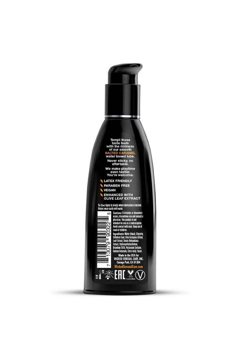 Wicked Aqua Water Based Flavored Lubricant 2oz