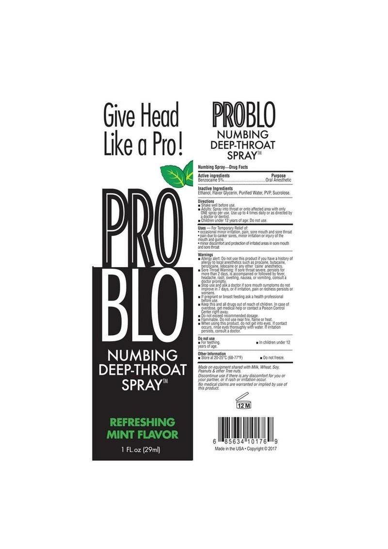 Pro-Blo Deep-Throat Spray